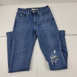 Levi's 721 high rise skinny‎ Jeans blue size 27 denim womens 3721